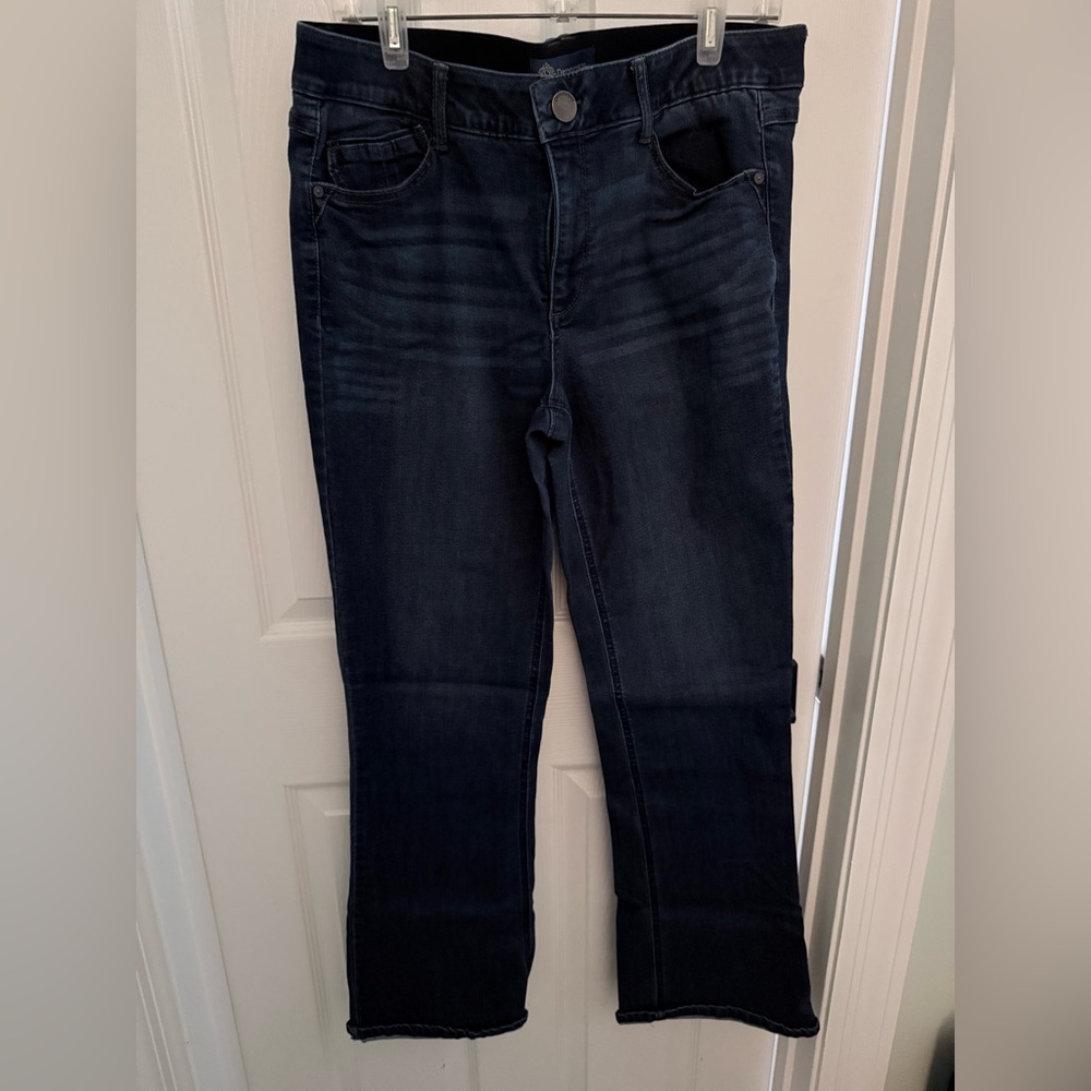 Democracy Women's Deep Indigo Straight Leg Jeans